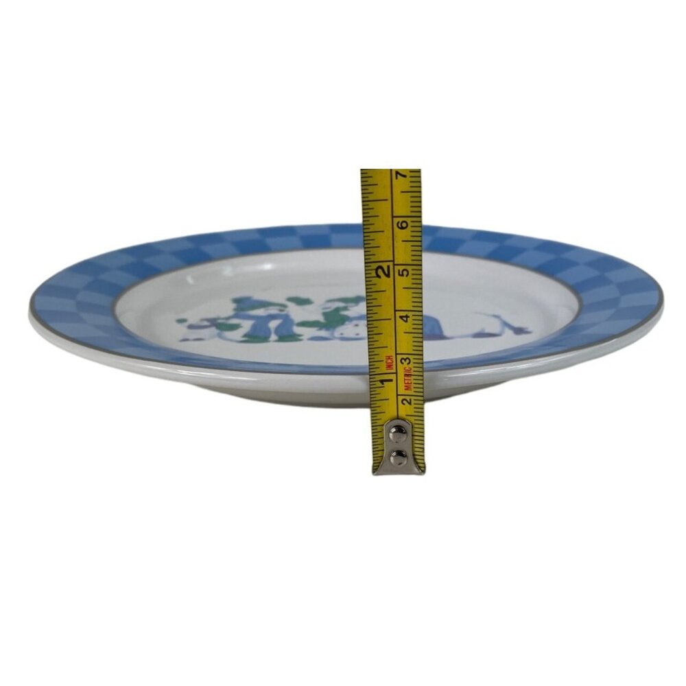 Walt Disney World Winnie The Pooh & Friends Winter Themed 8" Multicolor Plate - Picture 7 of 7